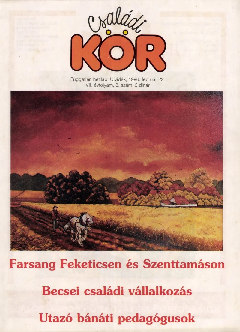 Családi Kör, 7. évf. 1996. február 22. 8. sz.