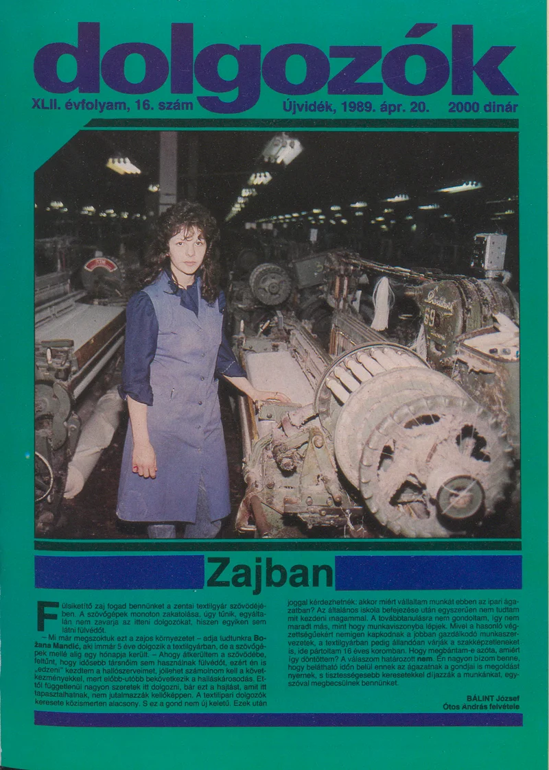 Dolgozók, 43. évf. 1989. április 20. 16. sz.