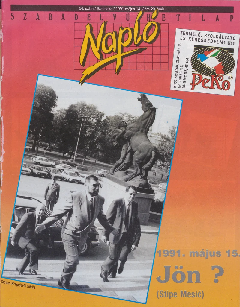 Napló - Szabadelvű hetilap, 2. évf. 1991. május 14. 54. sz.