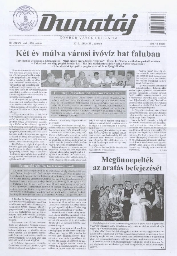 Dunatáj, 12. évf. 2010. július 28. 590. sz.