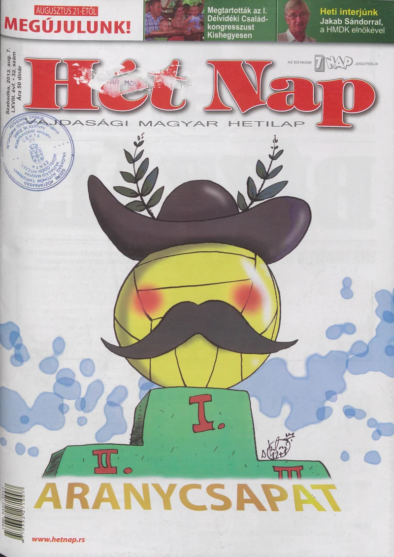 7 Nap, 68. évf. 2013. augusztus 7. 32. sz.