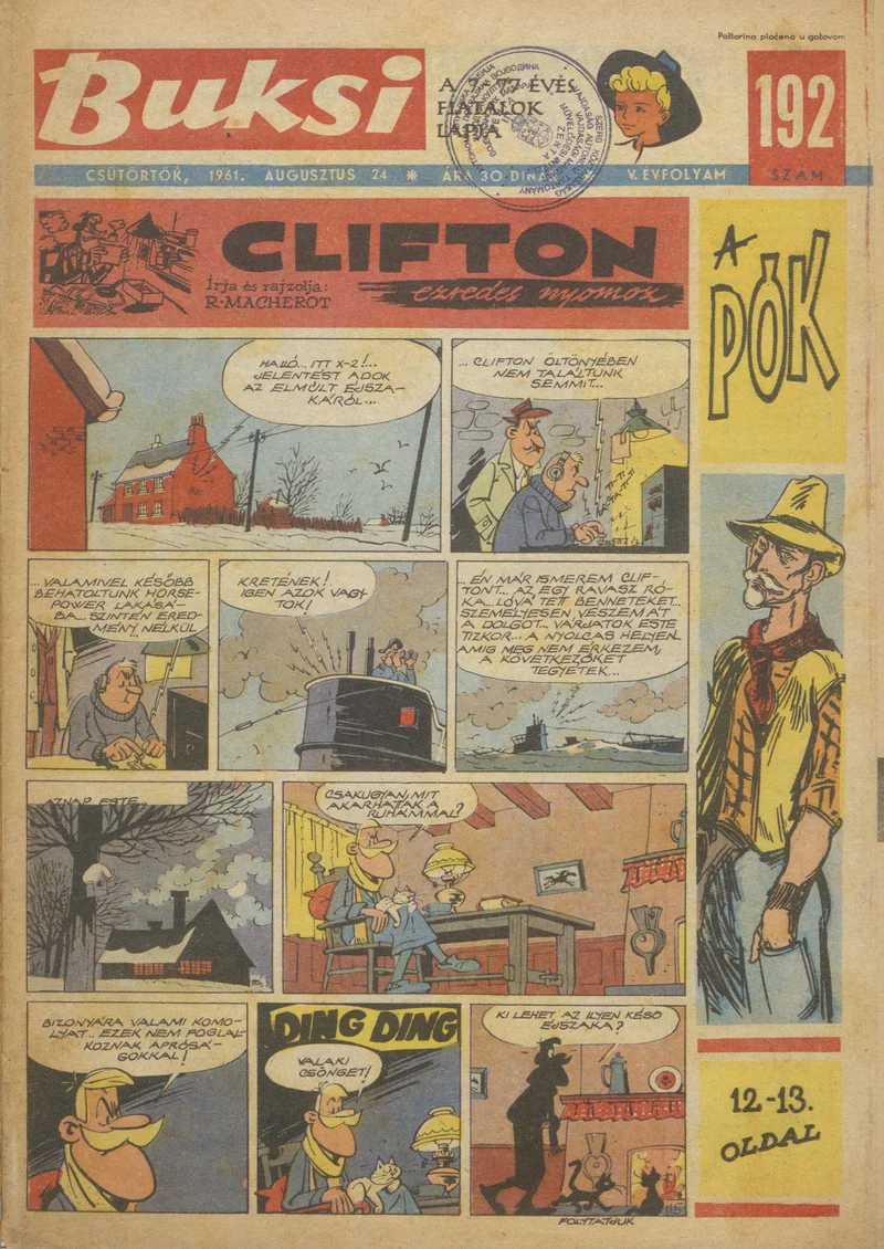 Buksi, 5. évf. 1961. augusztus 24. 192. sz.