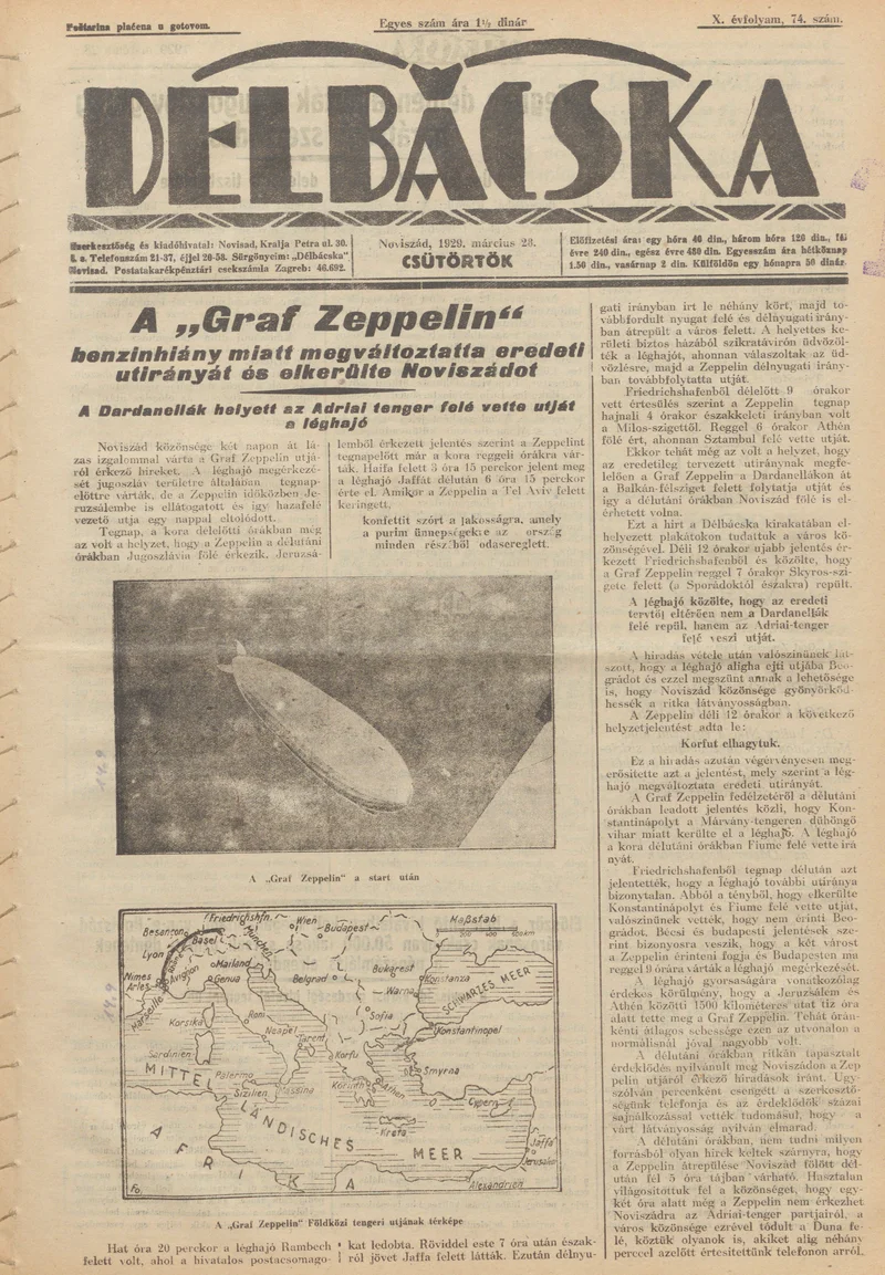 Délbácska, 10. évf. 1929. március 28. 74. sz.