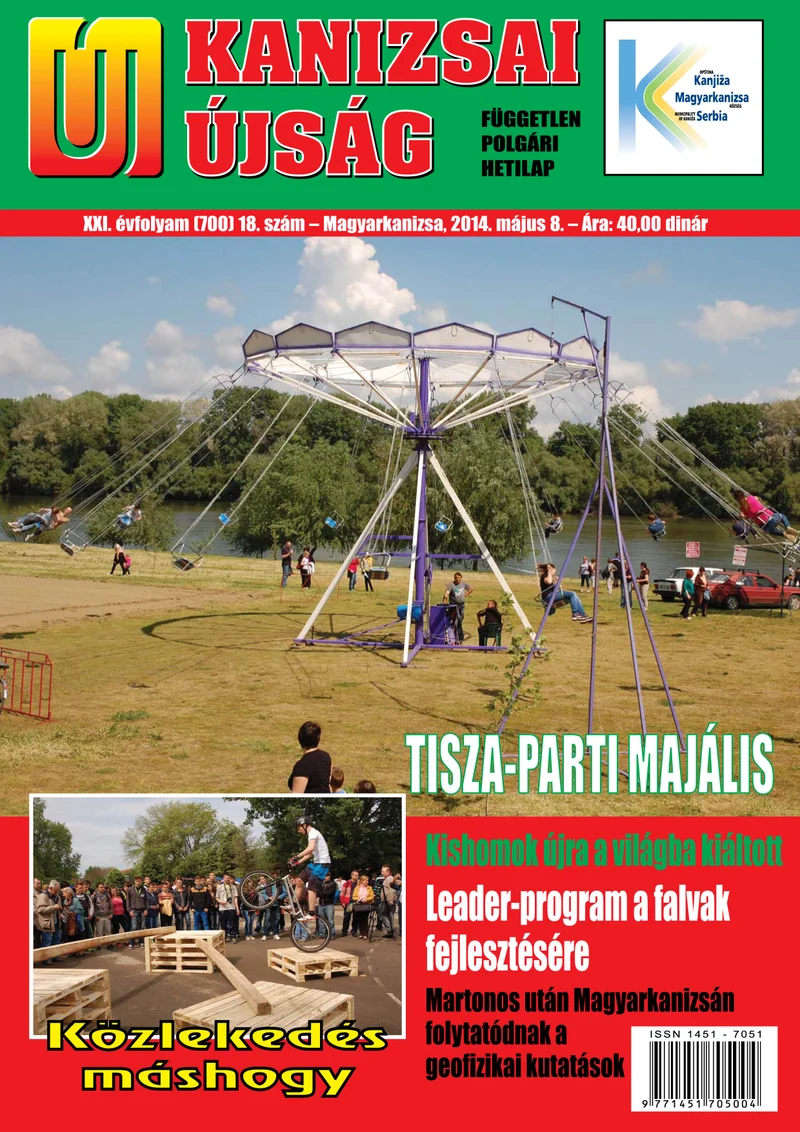 Új Kanizsai Újság, 21. évf. 2014. május 8. 18. sz.