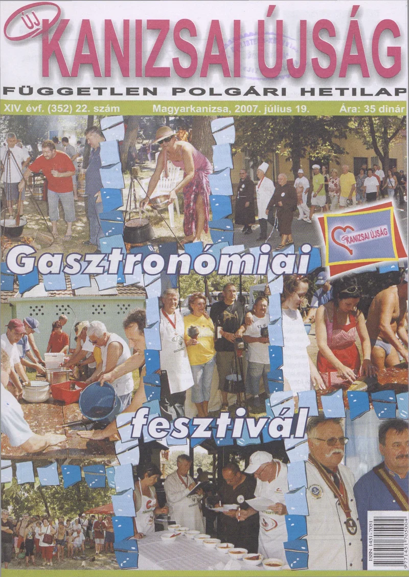 Új Kanizsai Újság, 14. évf. 2007. július 19. 22. sz.