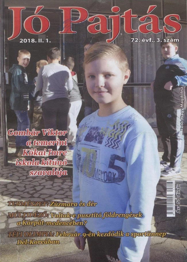Jó Pajtás, 72. évf. 2018. február 1. 3. sz.
