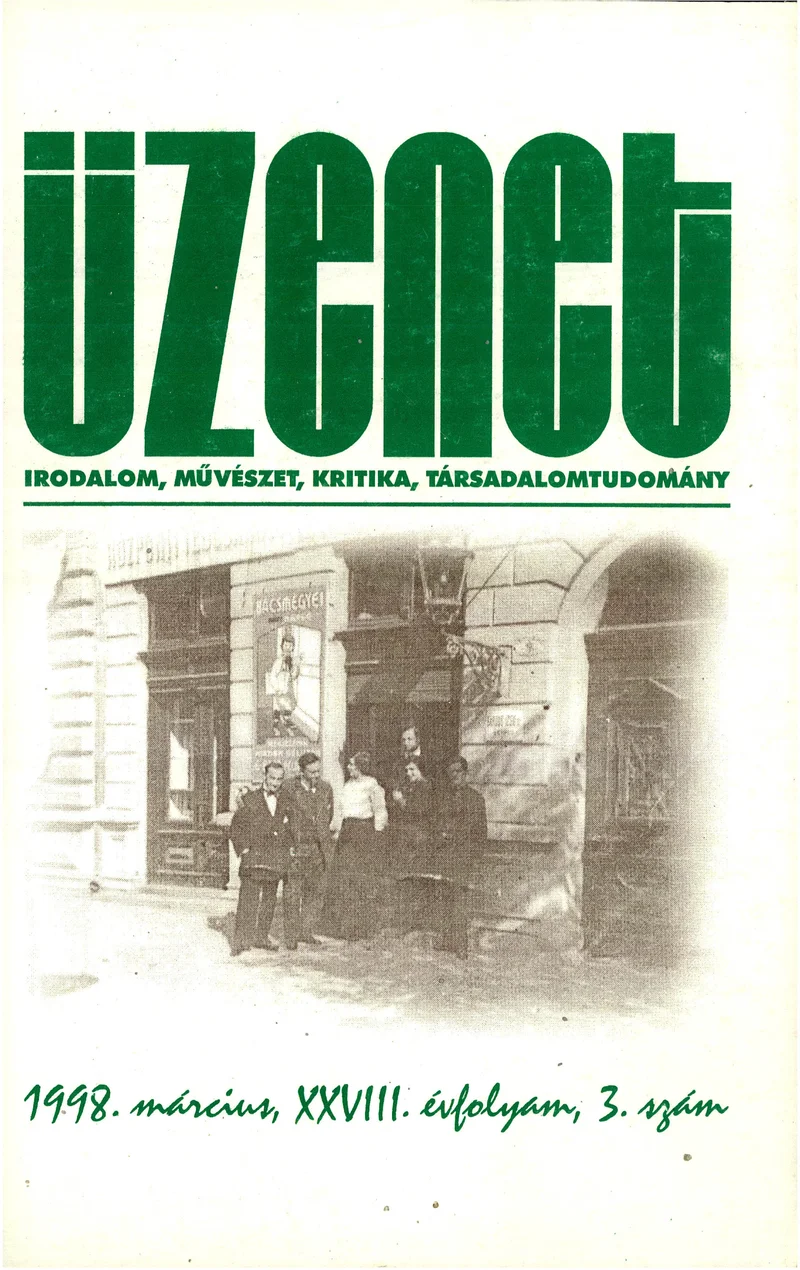 Üzenet, 28. évf. 1998. március. 3. sz. 1–115. oldal