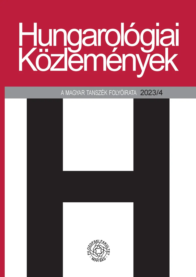 Hungarológiai Közlemények, 54. évf. 2023. 4. sz.