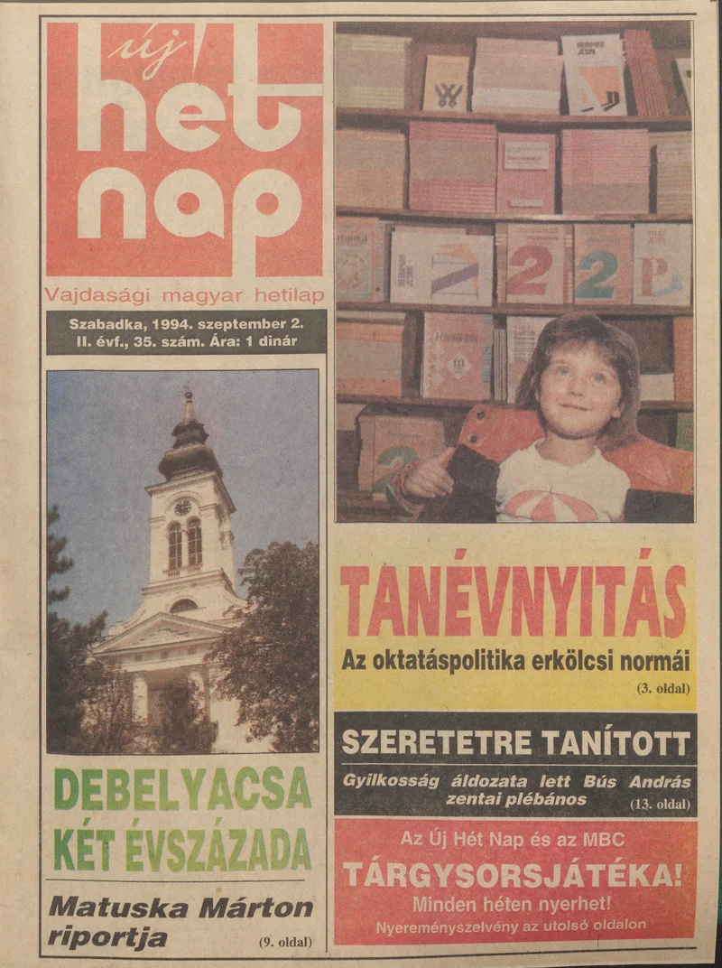 Új Hét Nap, 2. évf. 1994. szeptember 2. 35. sz.