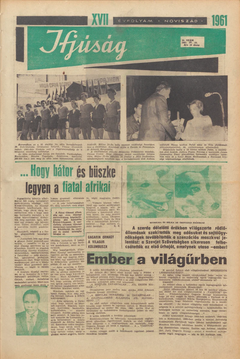 Ifjúság, 17. évf. 1961. április 13. 16. sz.