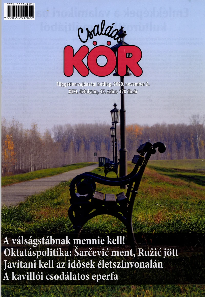 Családi Kör, 31. évf. 2020. november 5. 45. sz.