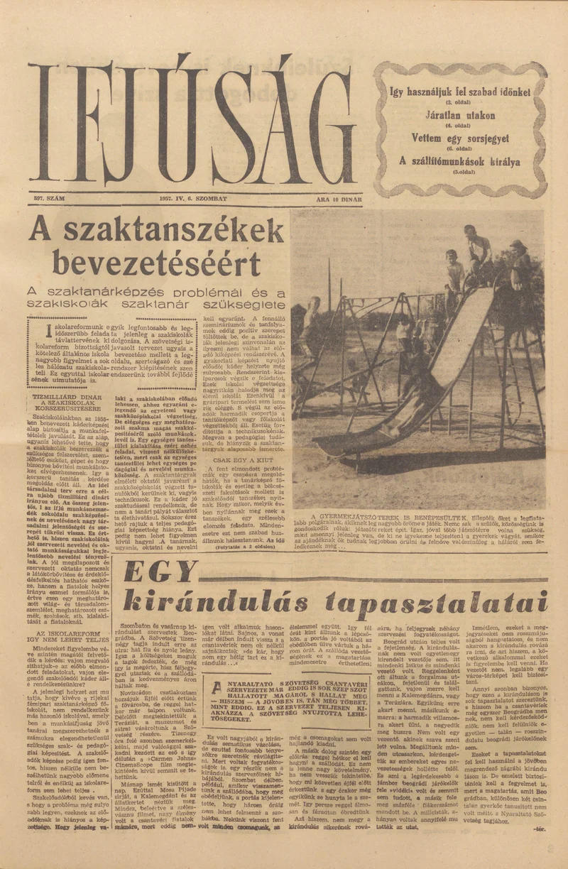 Ifjúság, 13. évf. 1957. április 6. 597. sz.