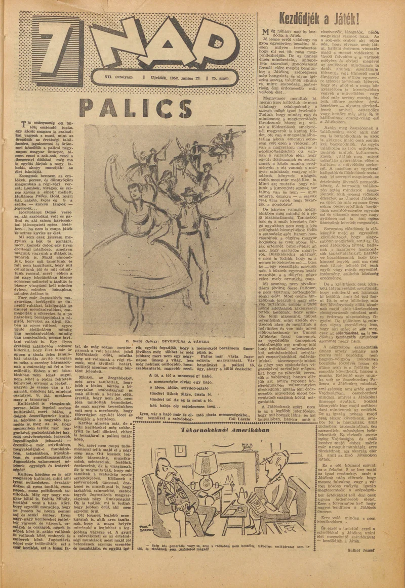 7 Nap, 7. évf. 1952. június 22. 25. sz. 1–12. oldal