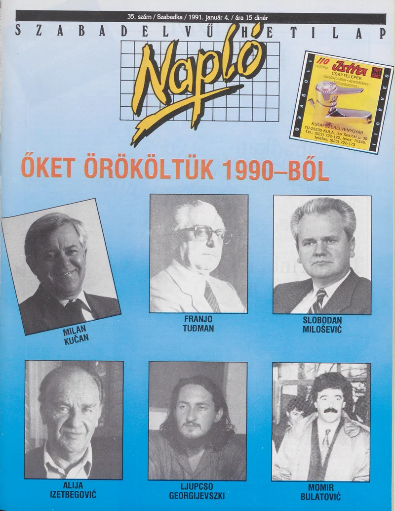 Napló - Szabadelvű hetilap, 2. évf. 1991. január 4. 35. sz.