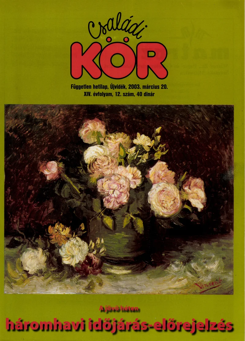 Családi Kör, 14. évf. 2003. március 20. 12. sz.