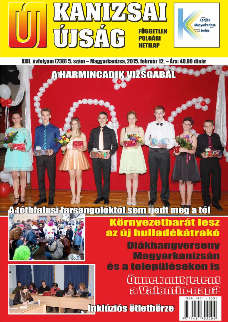 Új Kanizsai Újság, 22. évf. 2015. február 12. 5. sz.