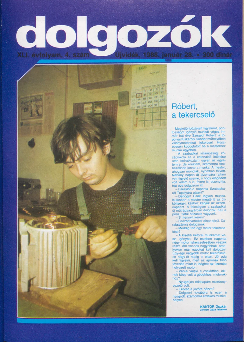 Dolgozók, 42. évf. 1988. január 28. 4. sz.
