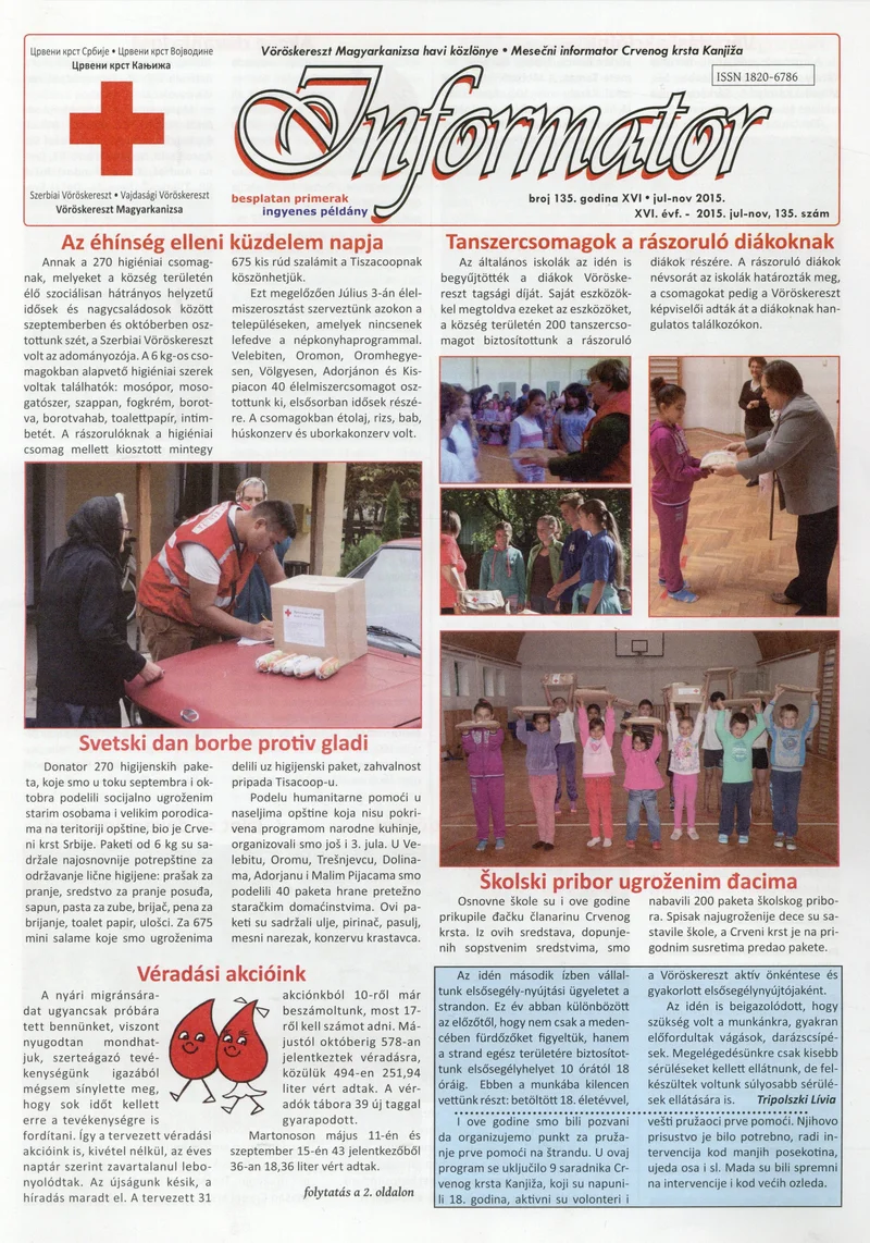 Informator, 16. évf. 2015. július 1. – november 1. 135. sz.