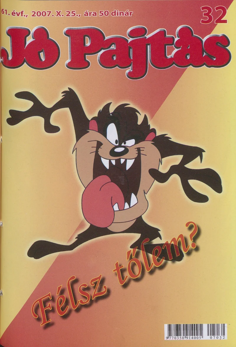 Jó Pajtás, 61. évf. 2007. október 25. 32. sz.