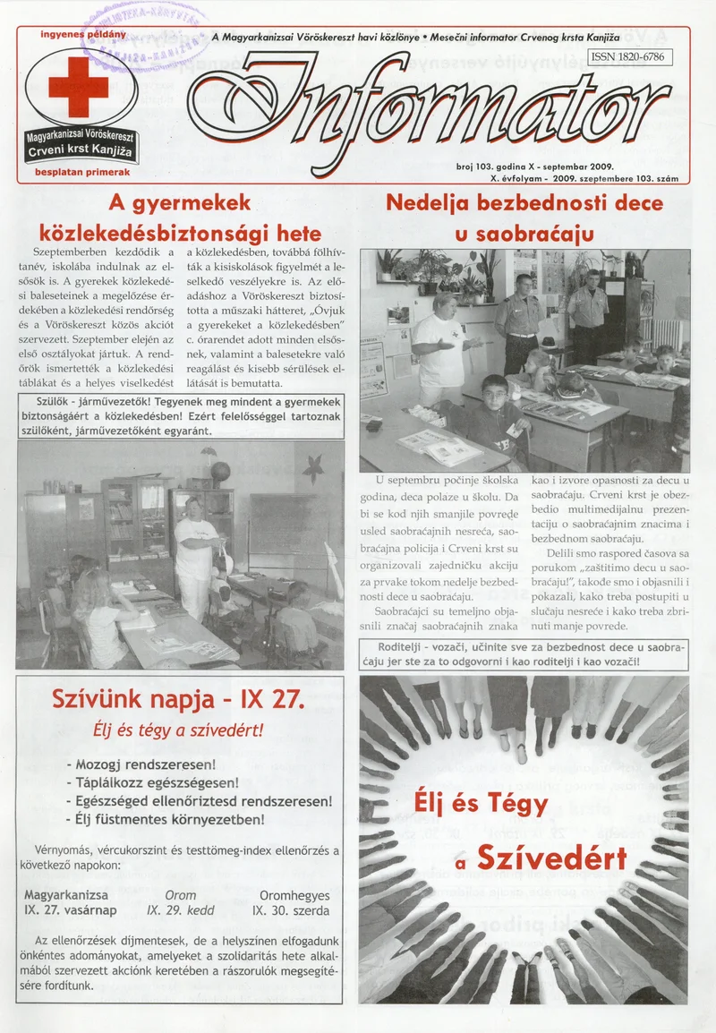 Informator, 10. évf. 2009. szeptember 1. 103. sz.