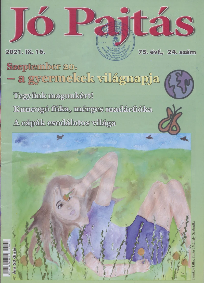 Jó Pajtás, 75. évf. 2021. szeptember 16. 24. sz.