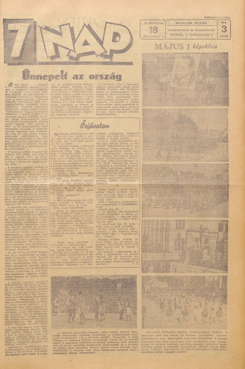 7 Nap, 5. évf. 1950. május 10. 18. sz.