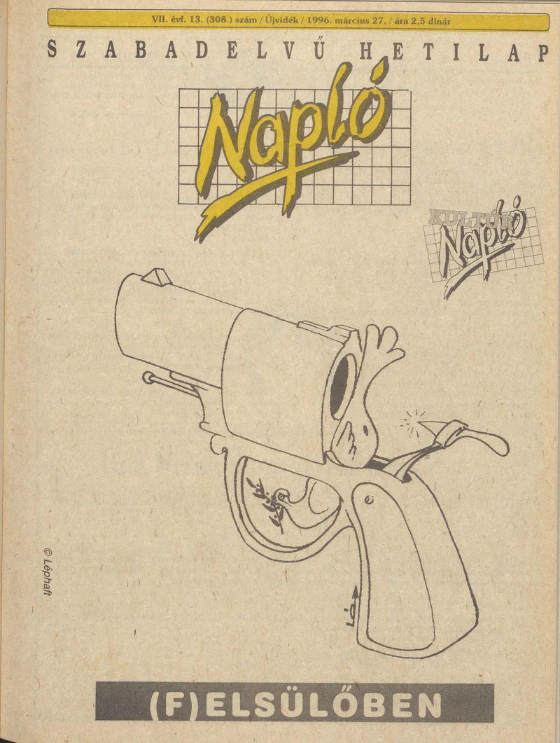 Napló - Szabadelvű hetilap, 7. évf. 1996. március 27. 308. sz.