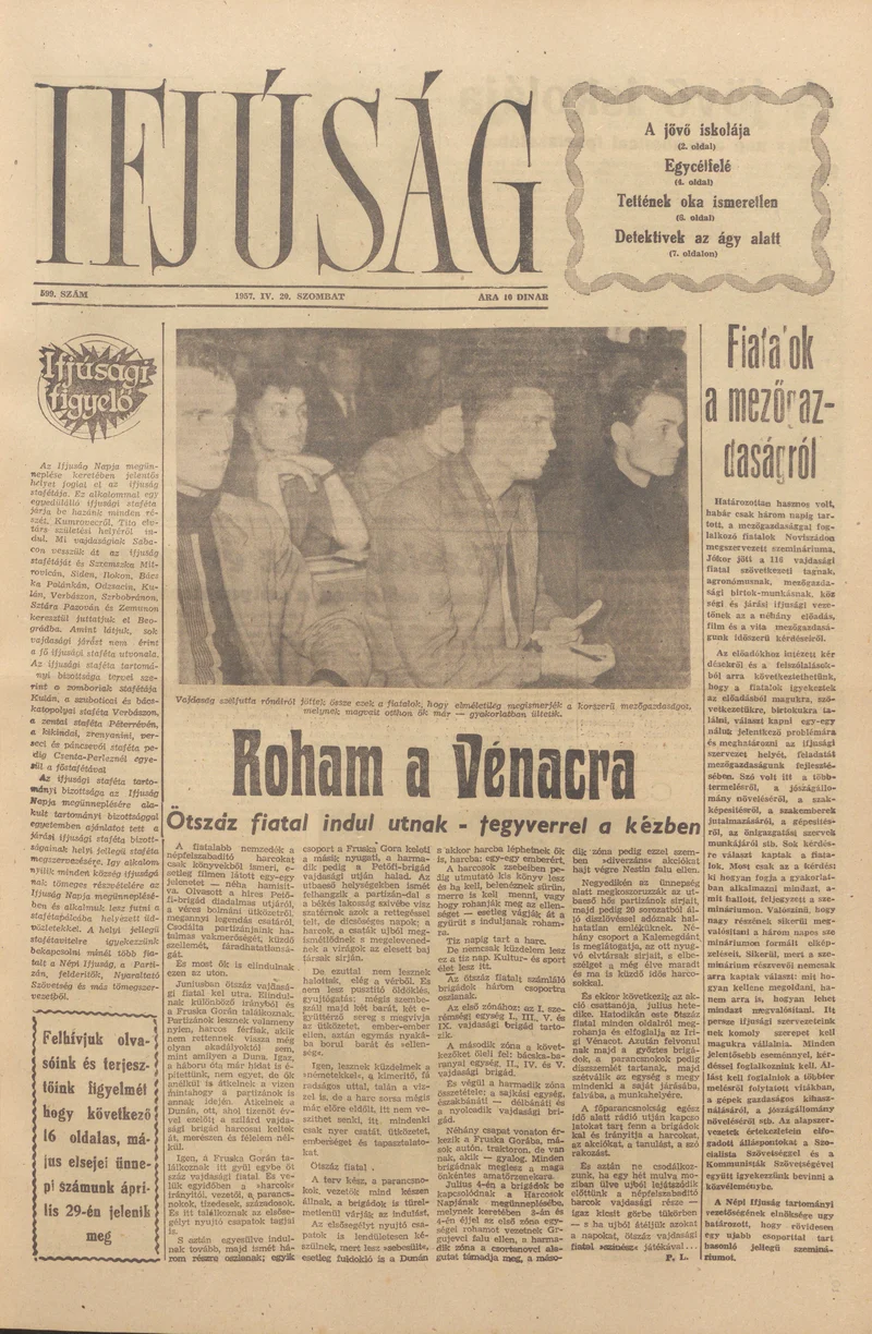 Ifjúság, 13. évf. 1957. április 20. 599. sz.