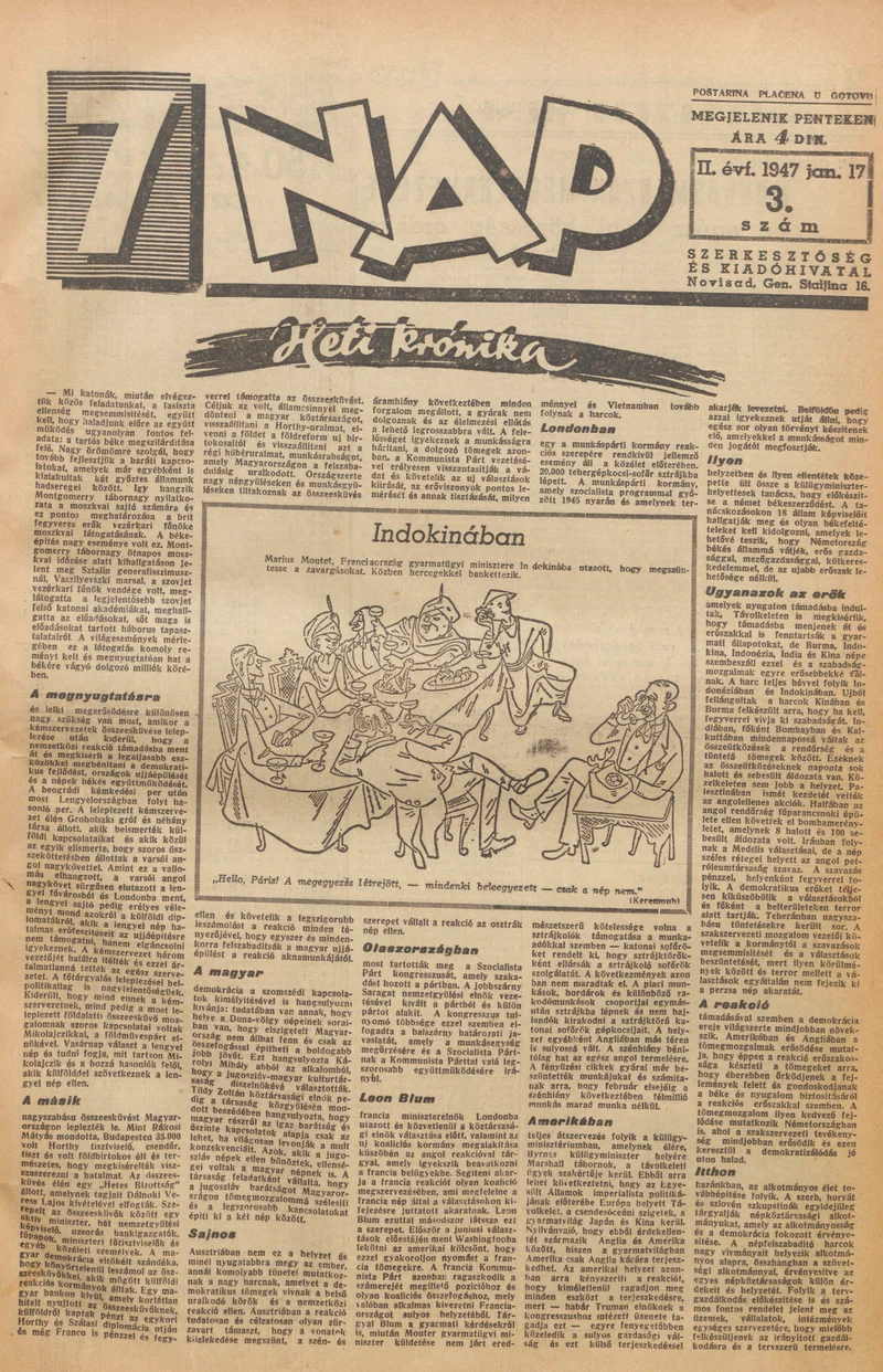 7 Nap, 2. évf. 1947. január 17. 3. sz. 1–10. oldal