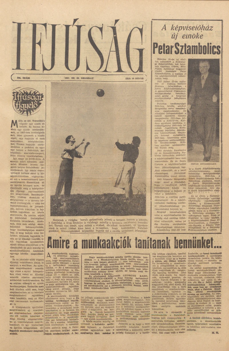 Ifjúság, 13. évf. 1957. március 30. 596. sz.