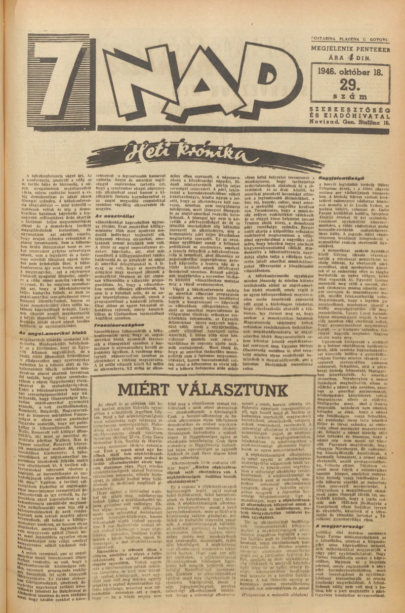 7 Nap, 1. évf. 1946. október 18. 29. sz. 1–10. oldal