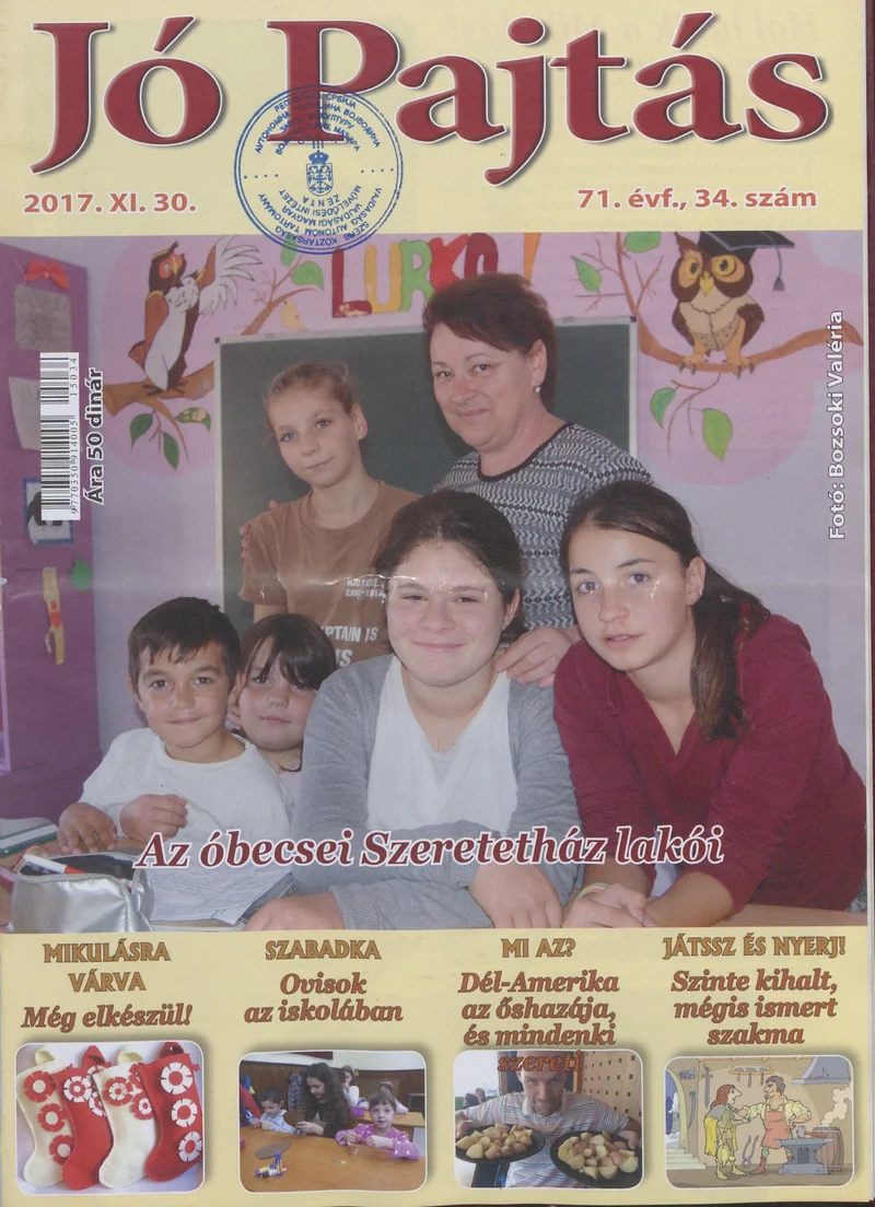 Jó Pajtás, 71. évf. 2017. november 30. 34. sz.