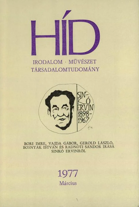 Híd, 41. évf. 1977. március. 3. sz. 281–416. oldal