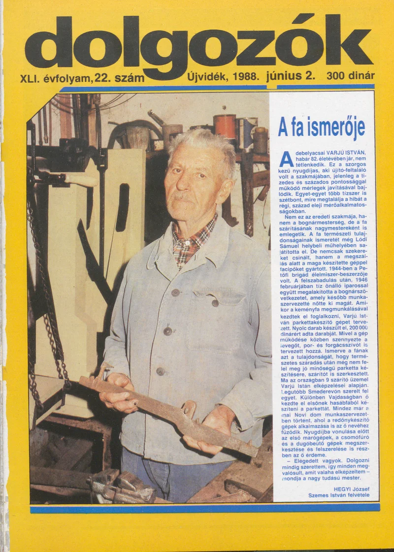 Dolgozók, 42. évf. 1988. június 2. 22. sz.