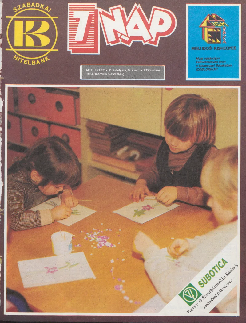 7 Nap melléklet, 10. évf. 1984. március 3. – 9. 9. sz.