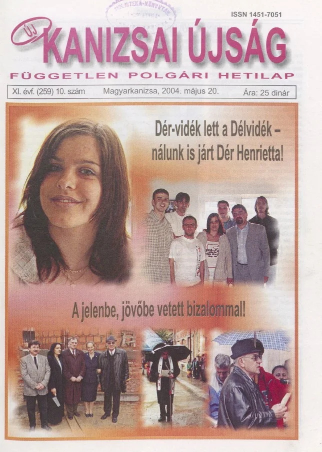 Új Kanizsai Újság, 11. évf. 2004. május 20. 10. sz.