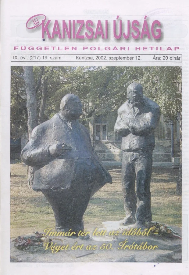 Új Kanizsai Újság, 9. évf. 2002. szeptember 12. 19. sz.