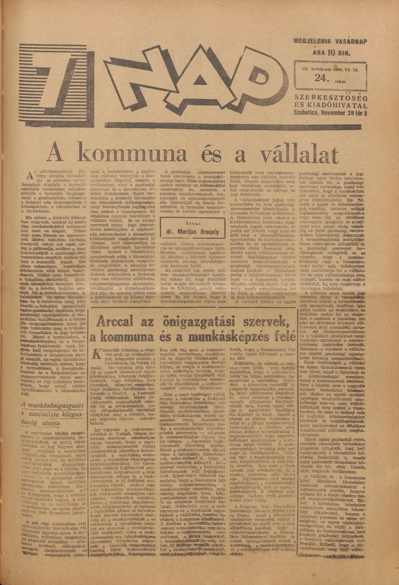7 Nap, 9. évf. 1954. június 13. 24. sz. 1–16. oldal