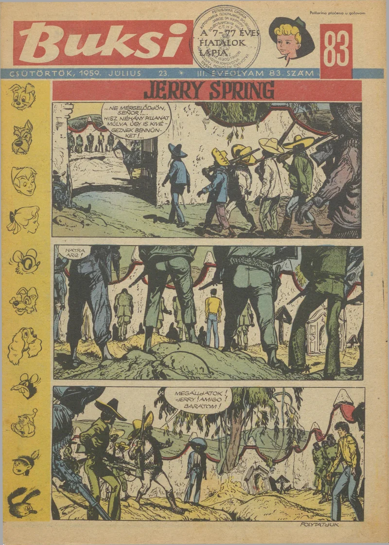 Buksi, 3. évf. 1959. július 23. 83. sz.