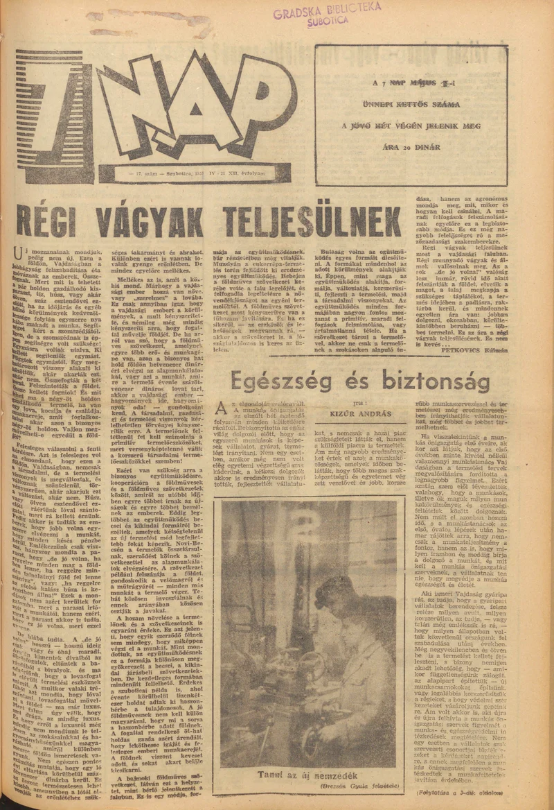 7 Nap, 12. évf. 1957. április 21. 17. sz.