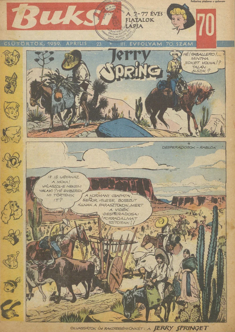 Buksi, 3. évf. 1959. április 23. 70. sz.