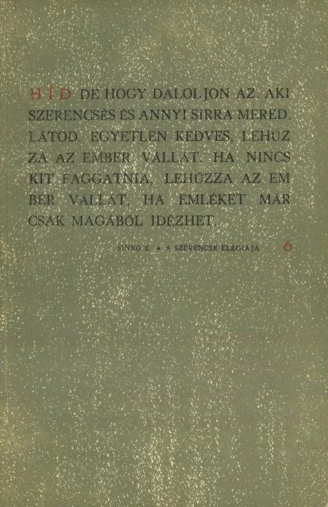 Híd, 28. évf. 1964. június. 6. sz. 615–734. oldal