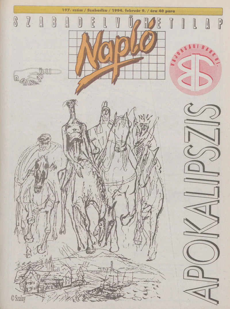 Napló - Szabadelvű hetilap, 5. évf. 1994. február 9. 197. sz.