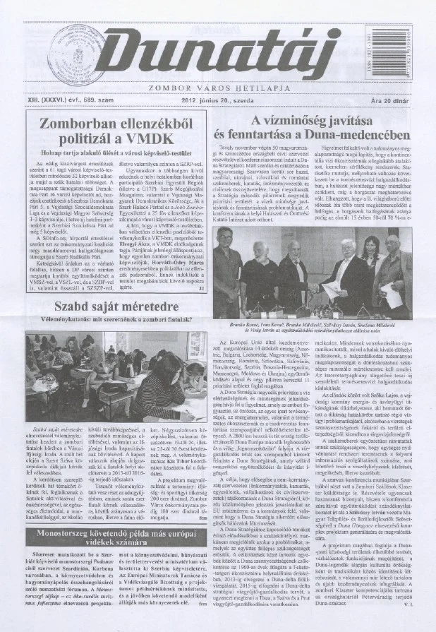 Dunatáj, 14. évf. 2012. június 20. 689. sz.