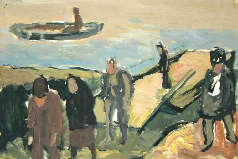 Leszállás a kompról