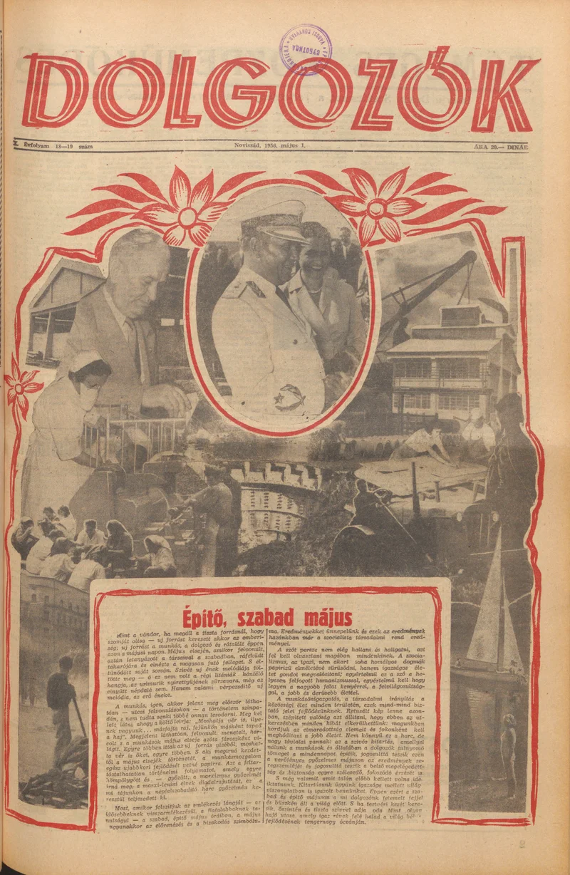 Dolgozók, 10. évf. 1956. május 1. 18–19. sz.