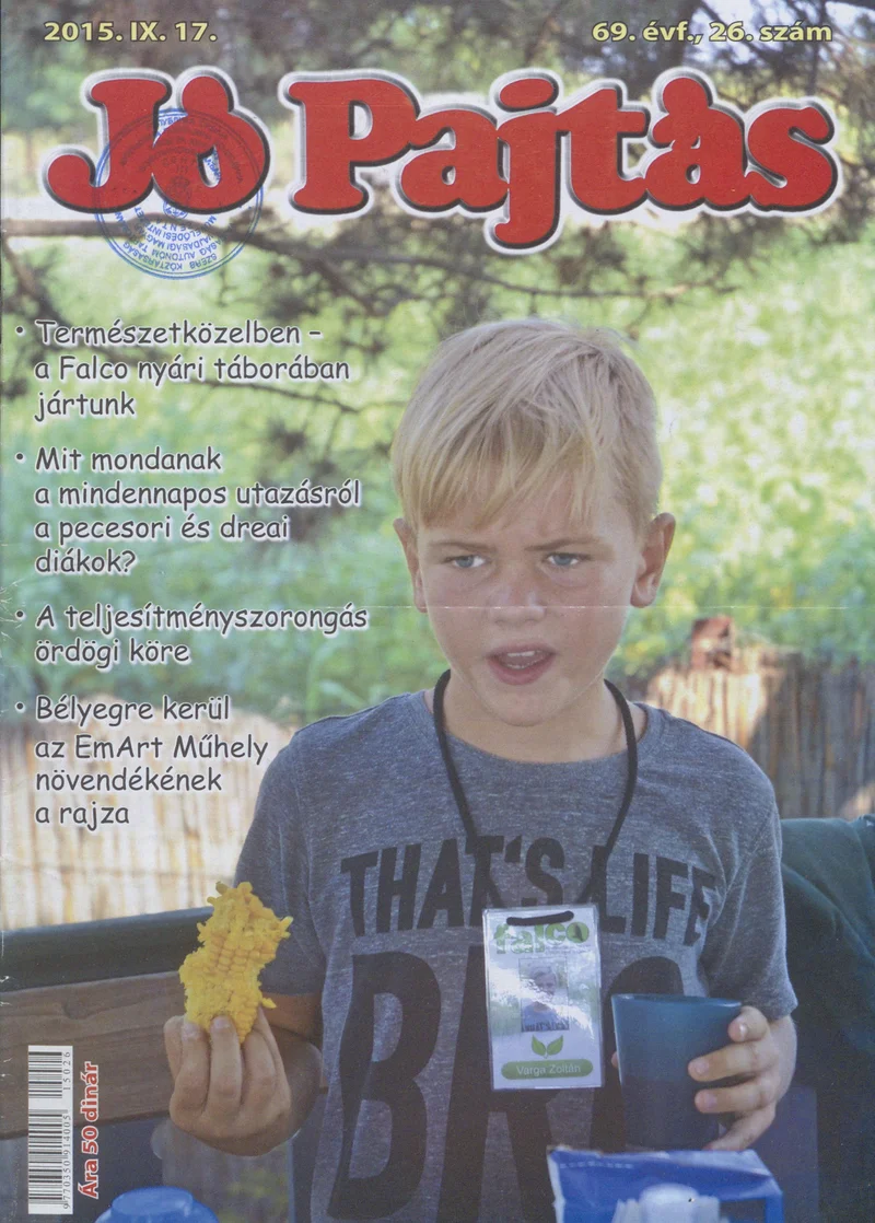 Jó Pajtás, 69. évf. 2015. szeptember 17. 26. sz.