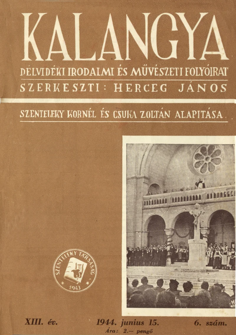 Kalangya, 13. évf. 1944. június 15. 6. sz. 241–280. oldal