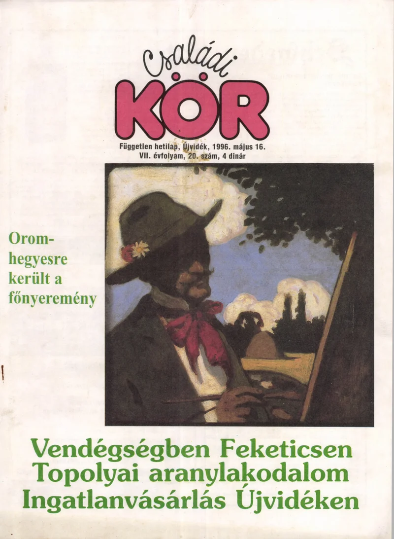Családi Kör, 7. évf. 1996. május 16. 20. sz.