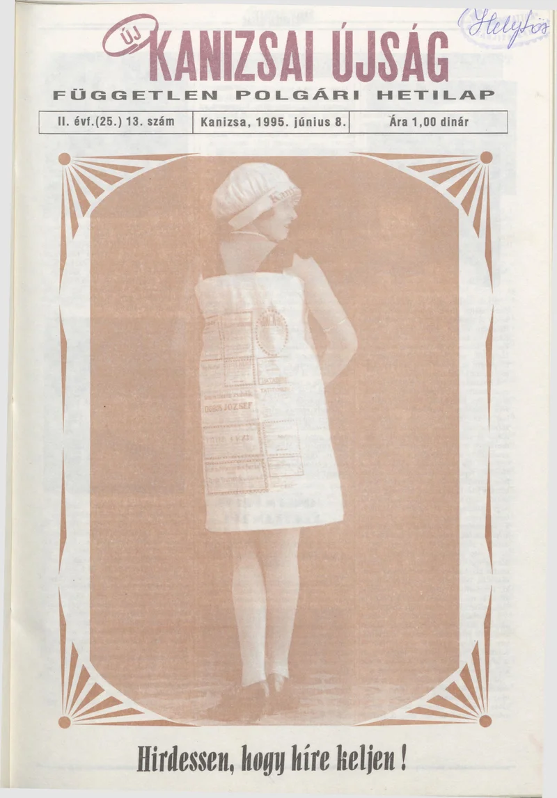 Új Kanizsai Újság, 2. évf. 1995. június 8. 13. sz.